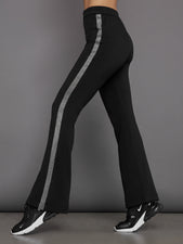 Rhinestone Fleece Flare Pant