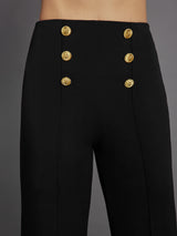 Pull On Sailor Pant - Black