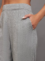 Split Bootcut Sweatpant - Heather Grey