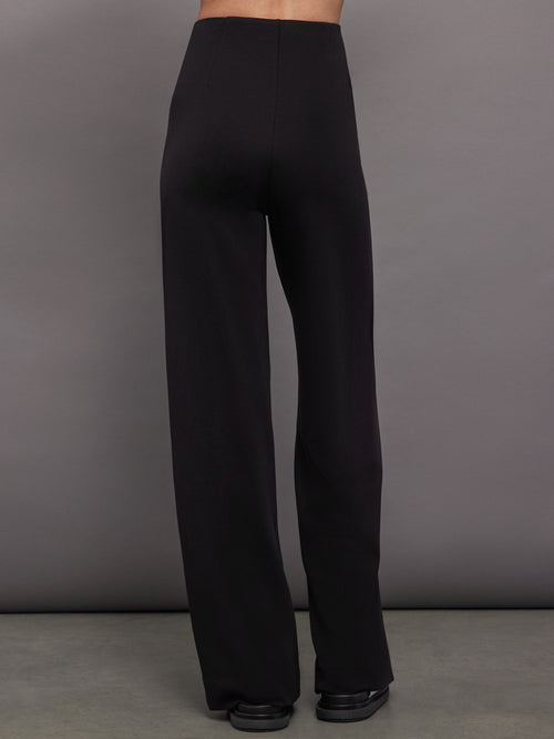 High Waisted Scuba Pant - Black