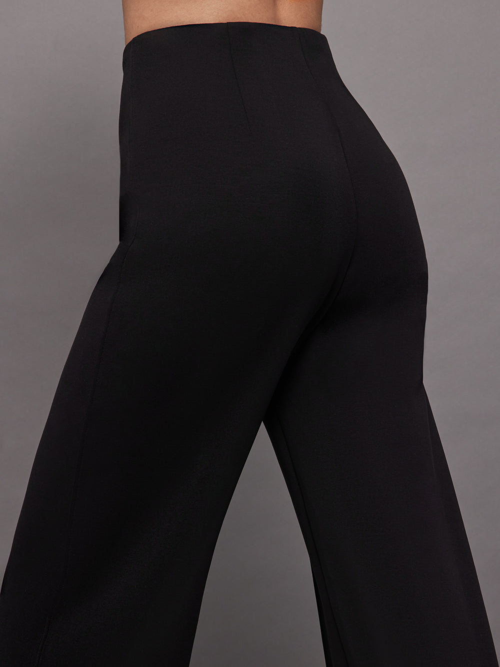 High Waisted Scuba Pant - Black