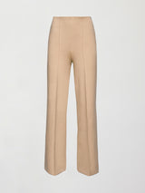 High Waisted Scuba Pant - Beige