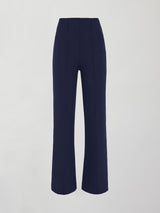 High Waisted Scuba Pant - Navy Blazer