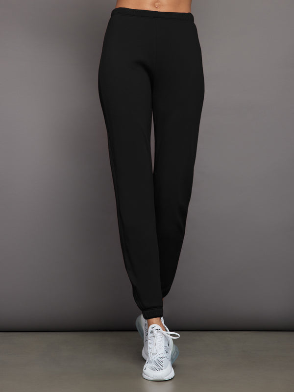 Slim Leg Sweatpant - Black