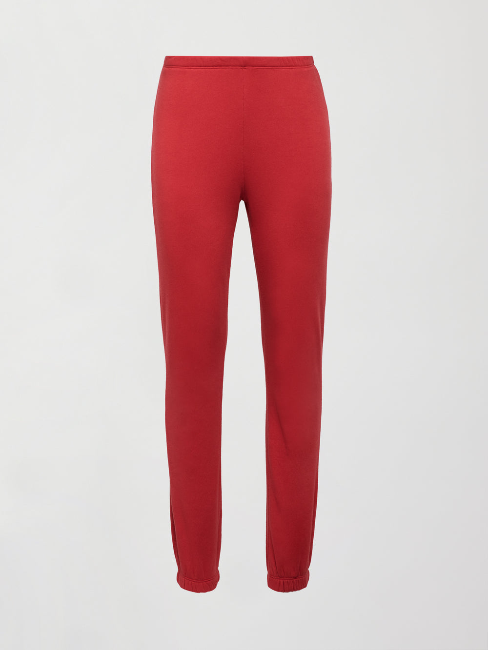 Slim Leg Sweatpant - Haute Red