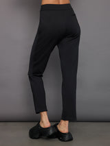 Lightweight Laser Cut Travel Pant - Black