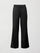 Satin Straight Leg Pant - Black