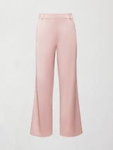 Satin Straight Leg Pant - Blush