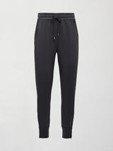 Sueded Fleece Logo Sweatpant - Faded Black