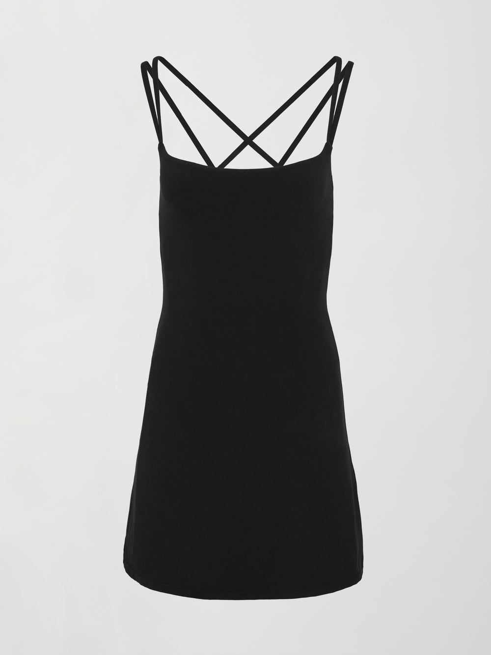 Strappy Dress in Melt - Black