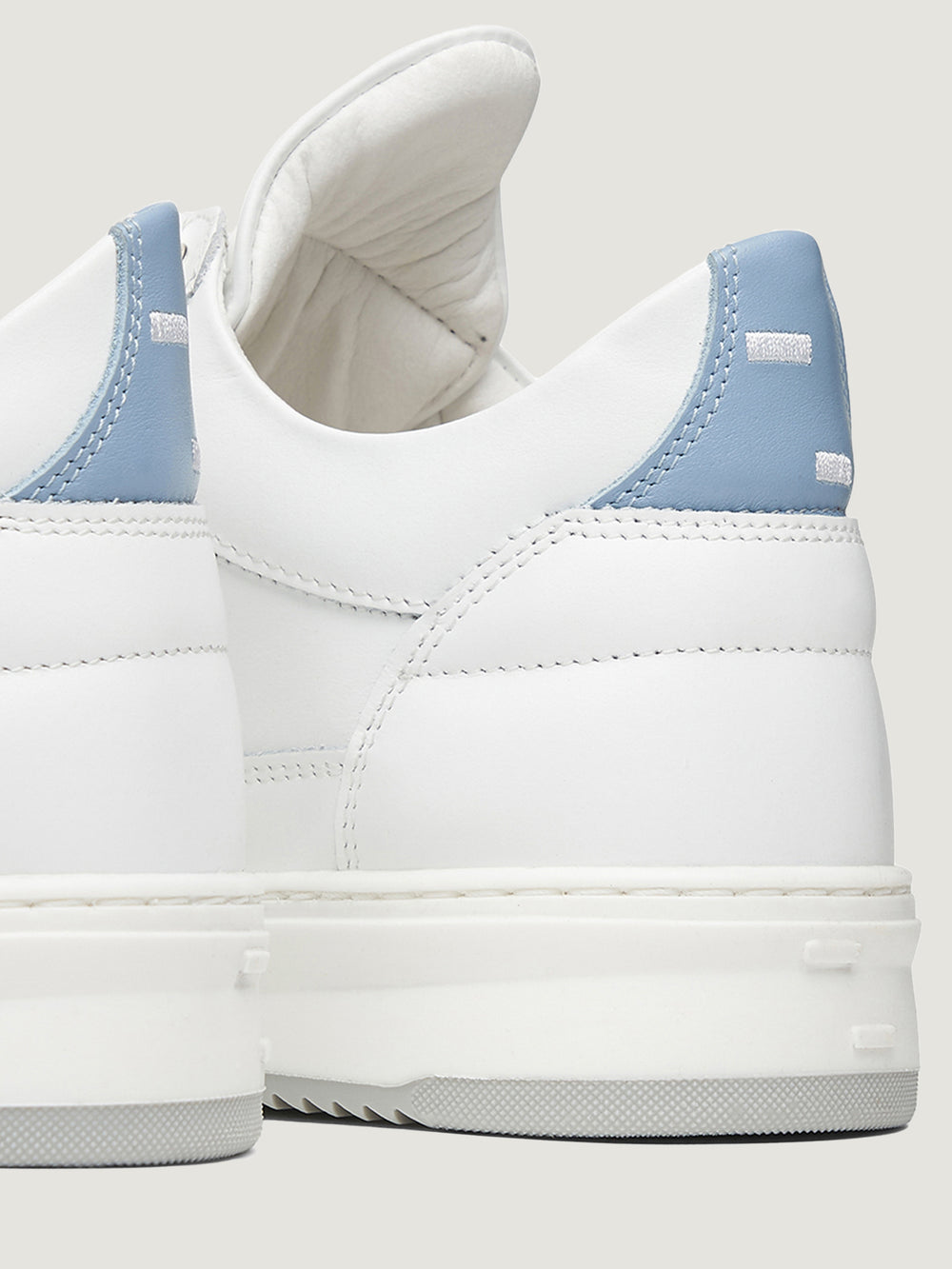 Low Top - Bianco Azure