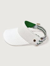 Tennis Visor - White Basketweave