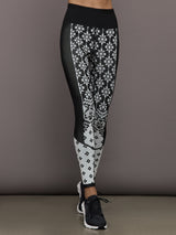 Myoko Jacquard Base Layer Legging - Onyx