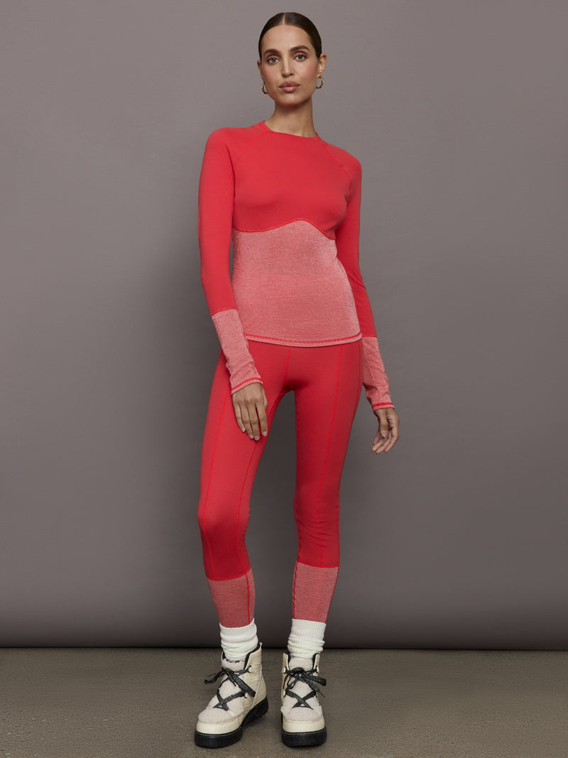 Moonlight Base Layer Long Sleeve - Winterberry