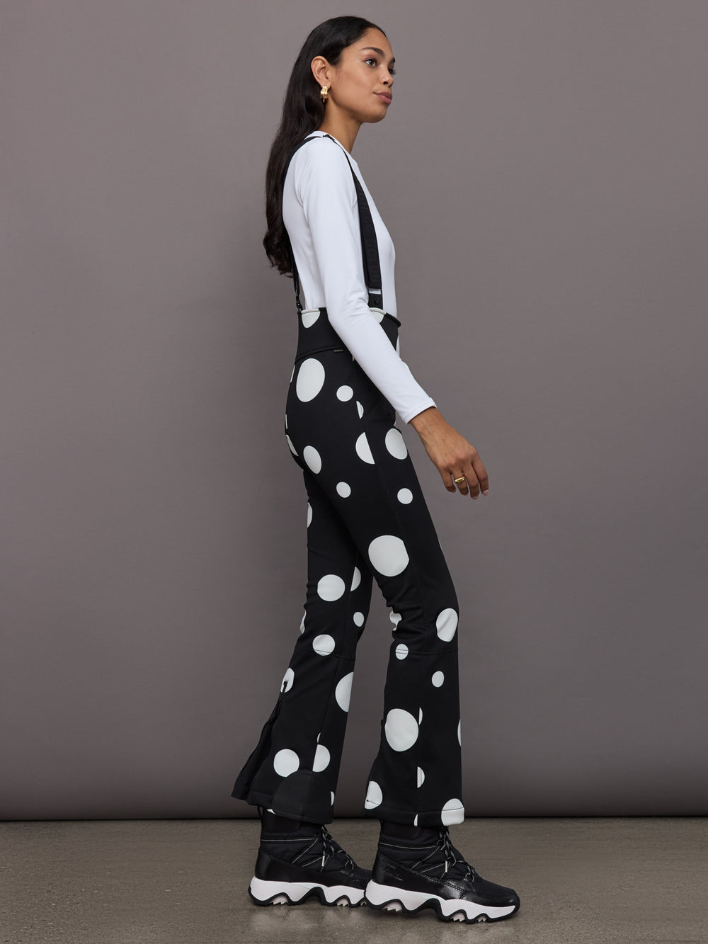 Ballon Ski Pants - Dot Black