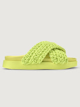 Woven Slide - Lime