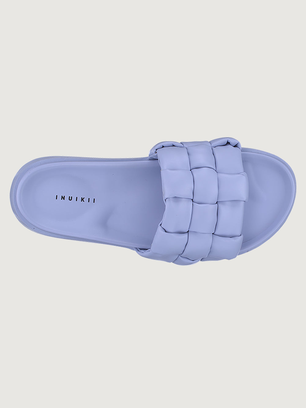 Padded Braided Slide - Purple