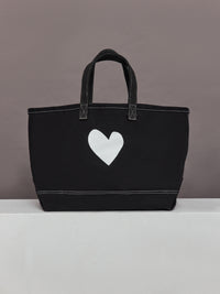 The Tote Imperfect Heart - Black/White