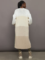 Alaina Stripe Duster - Off White Multi