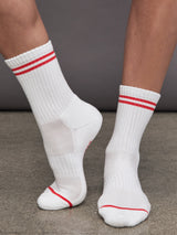 Boyfriend Socks - Clean White