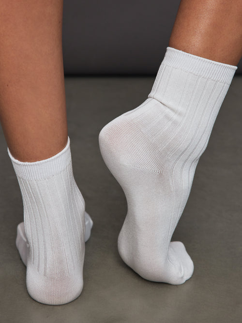 Her Socks - Classic White