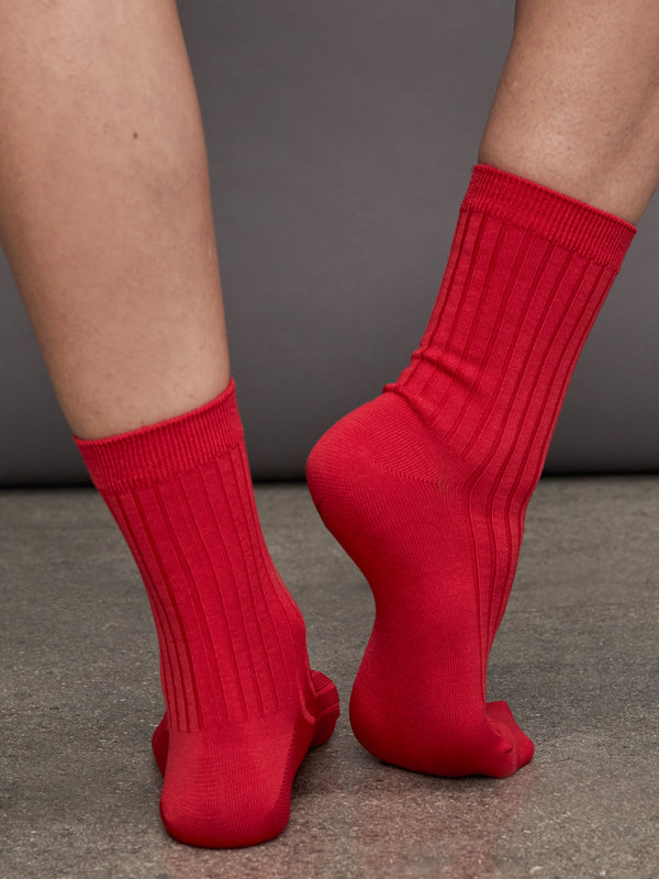 Her Socks - Classic Red