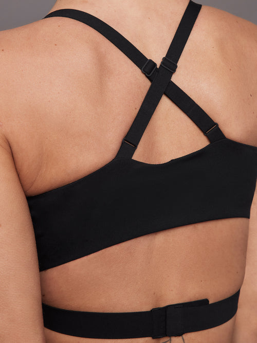 Luna Wrap Bra - Black