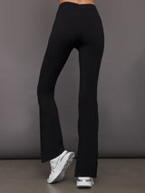 Luna Wrap Flare Legging - Black