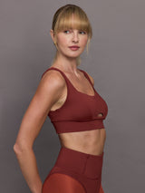 Verve Longline Bra - Terracotta