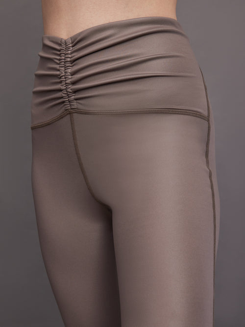 Palma Gloss Legging - Bronzed Pewter