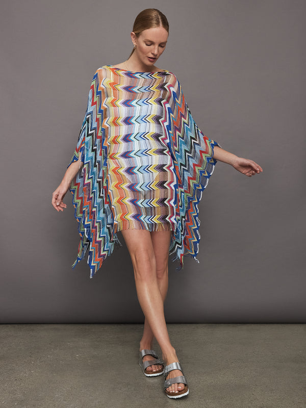 Short Cover-up Kaftan - Multi Carioca