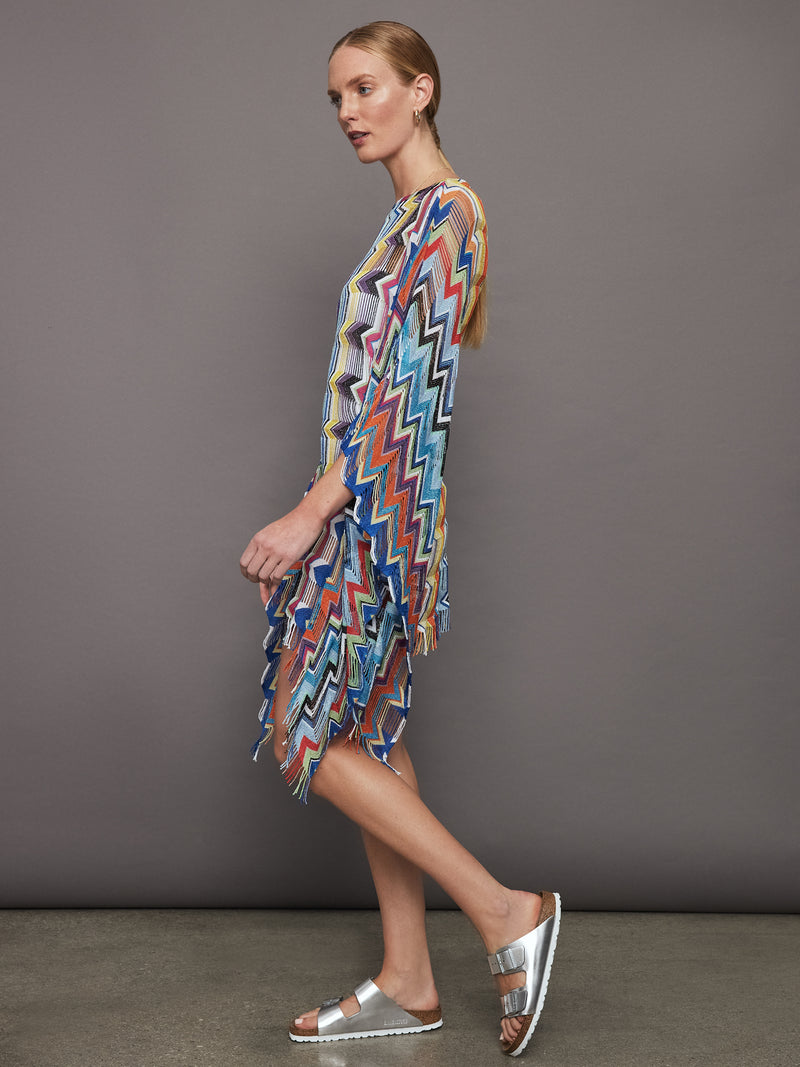 Short Cover-up Kaftan - Multi Carioca