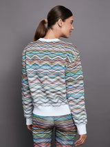 Crewneck Sweatshirt - Rainbow Lilla/Arancio/Lime