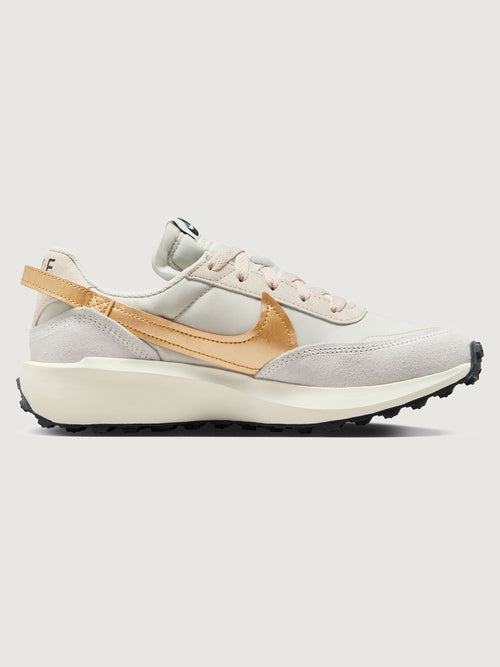 Wmns Nike Waffle Debut Ess - LT Orewood Brn/Metallic Gold-Sail-Black