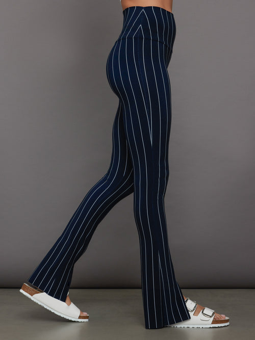 Spat Legging - True Navy Pinstripe