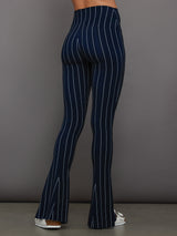 Spat Legging - True Navy Pinstripe