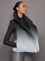 Sleeveless Sleeping Bag Vest - Black/Grey Ombre