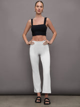 Kick Flare Pant - White