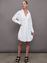 Sag Harbour Shirt Dress - White