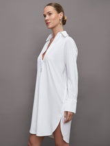 Sag Harbour Shirt Dress - White