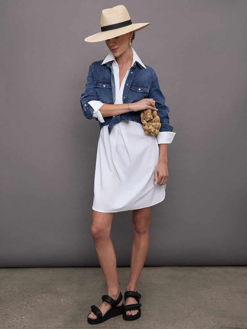 Sag Harbour Shirt Dress - White