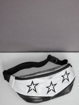 Star Embossing Bum Bag - Silver HP Foil