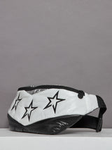 Star Embossing Bum Bag - Silver HP Foil