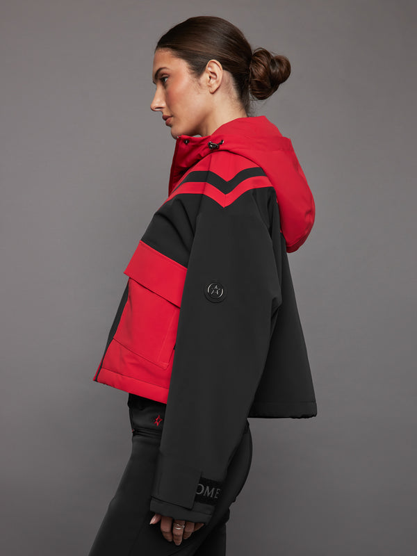 Calea Short Ski Jacket - Red