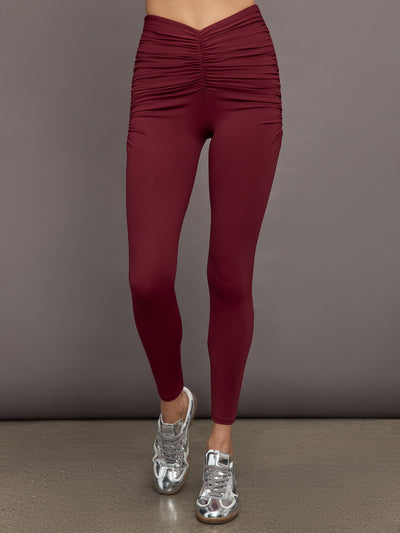 Ariadne Legging - Burgundy