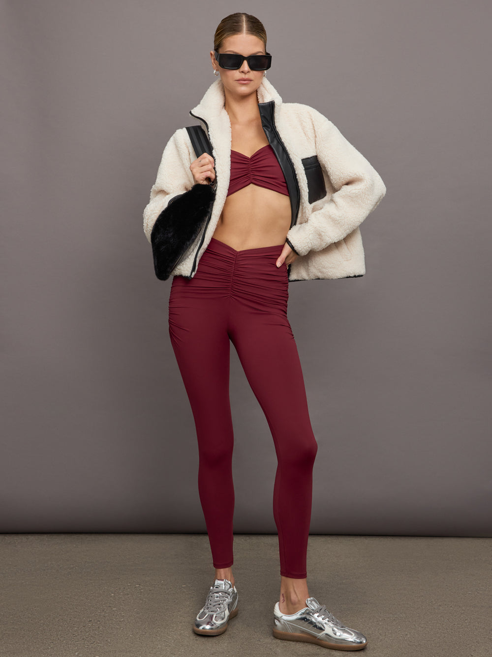 Ariadne Legging - Burgundy