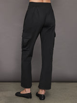 Slit Cargo Pant - Black