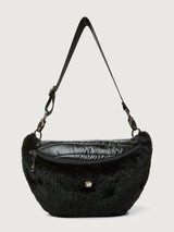 Mood Swing - Pearl Black & Black Faux Fur