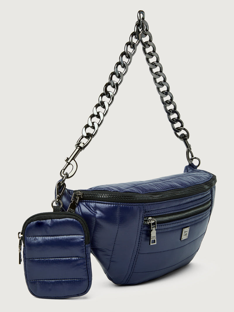 Sister Sling Bag - Shiny Navy