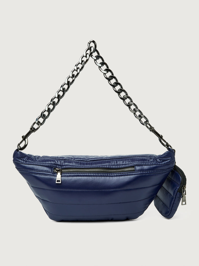 Sister Sling Bag - Shiny Navy